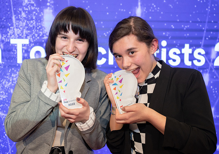 Foto Dos alumnas vallisoletanas ganan el prestigioso concurso “Top Scientists” de 3M.